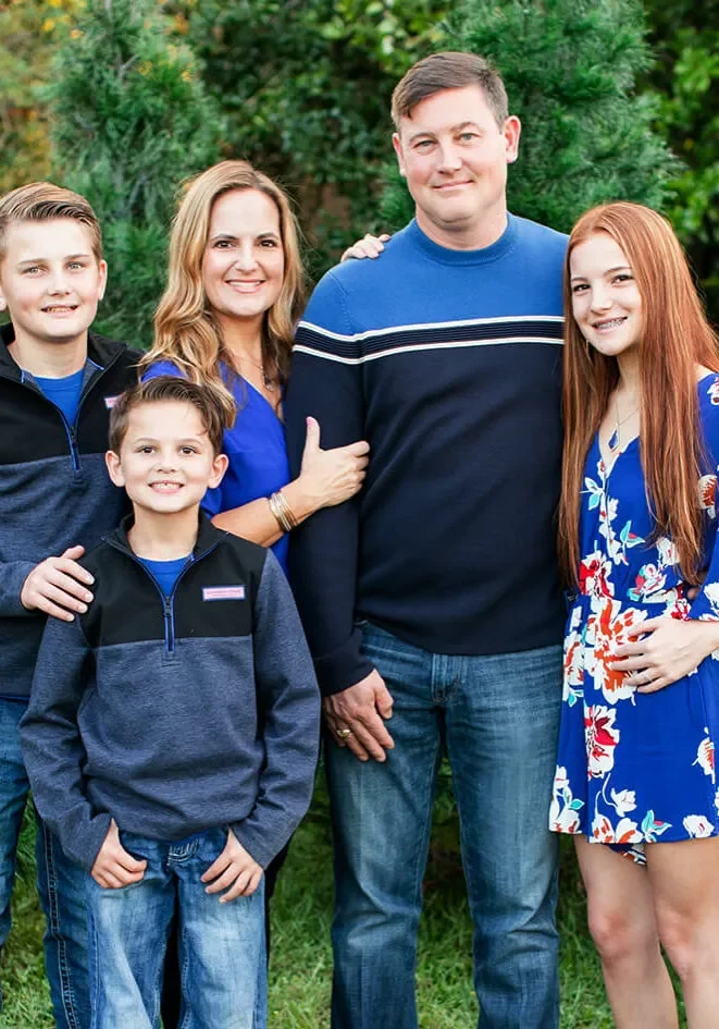 Mark Carr Family Dec2021 portrait portrait - Color Interiors Design Center