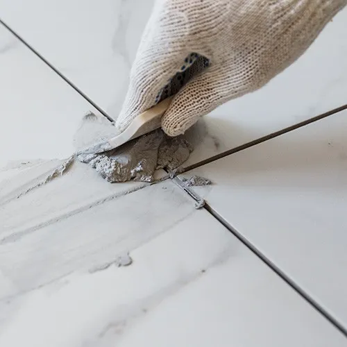 Cleaning and sealing tile grout lines