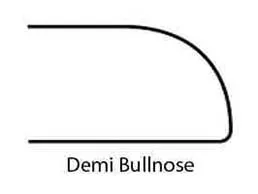 Demi Bullnose countertop edge profile | Color Interiors