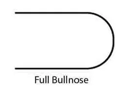 Full Bullnose countertop edge profile | Color Interiors