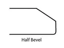 Half Bevel countertop edge profile | Color Interiors