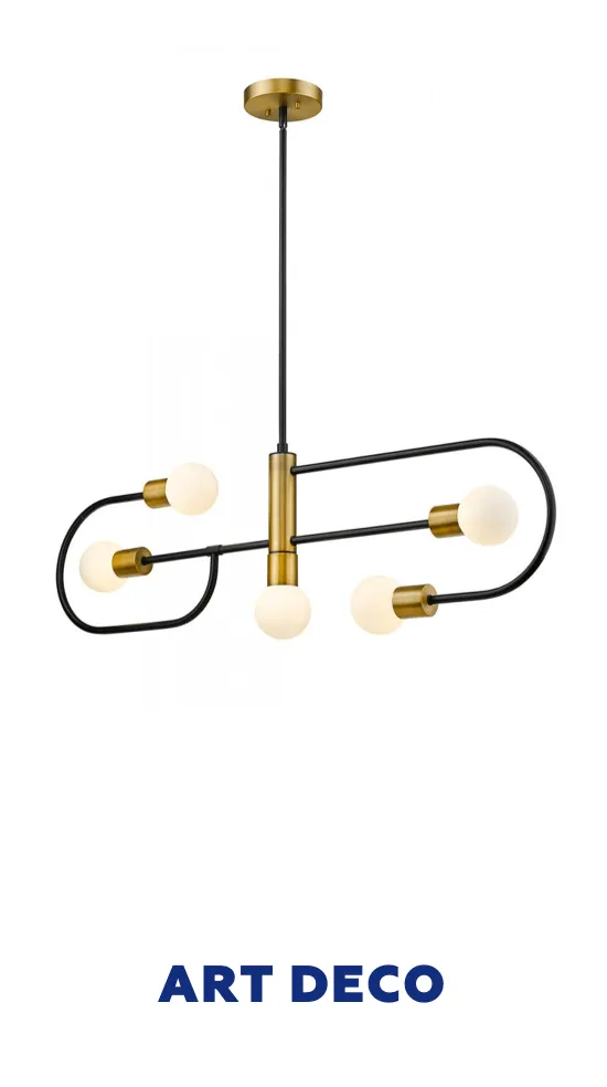 Art Deco style lighting | Color Interiors