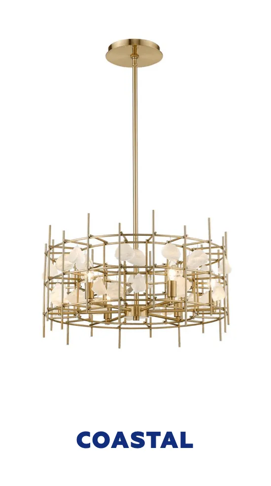 Coastal style lighting | Color Interiors