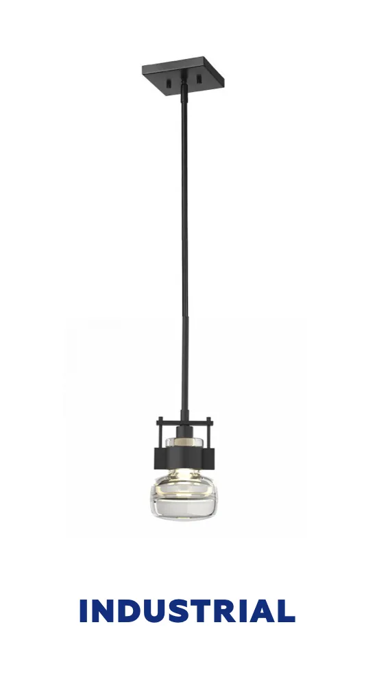 Industrial style lighting | Color Interiors