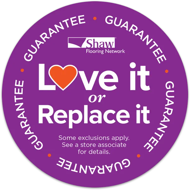 Love It or Replace It guarantee - Color Interiors Design Center