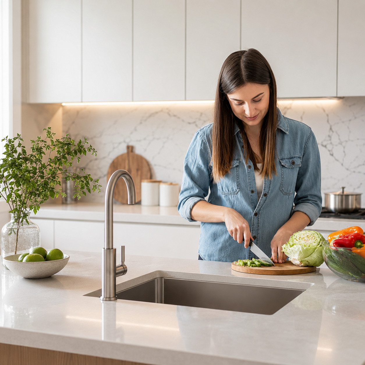 after countertop installation - Color Interiors Design Center