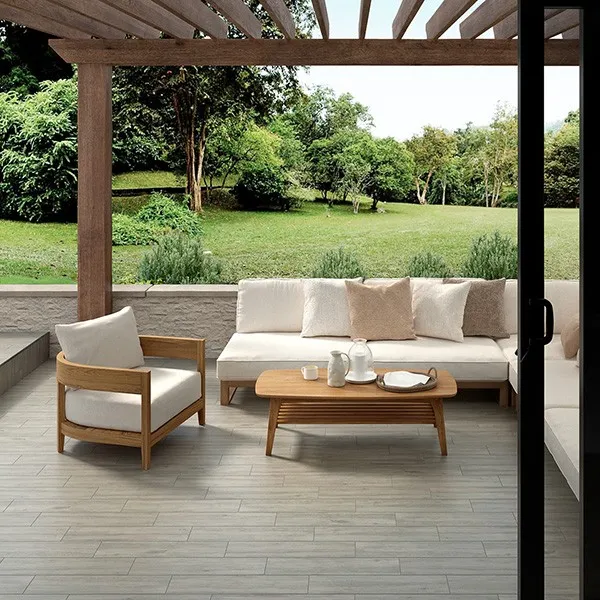 Emser Beckway Taupe pool decking | Color Interiors