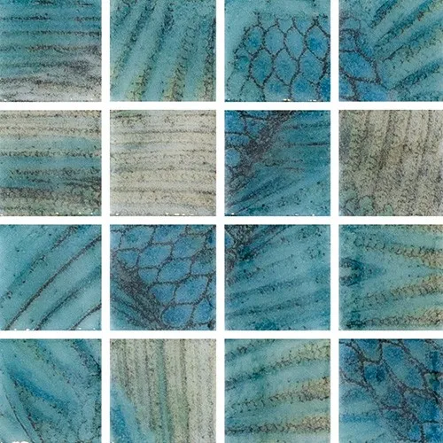 Glass pool tile | Color Interiors